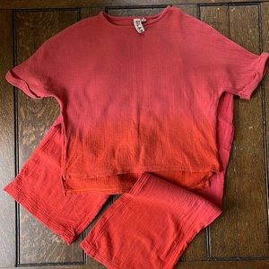 Dolan Anthropologie Two-Piece Gauze Set